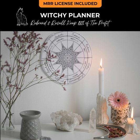 Witchy Planner 2025 – Manifest, Plan & Align with the Universe 🔮✨