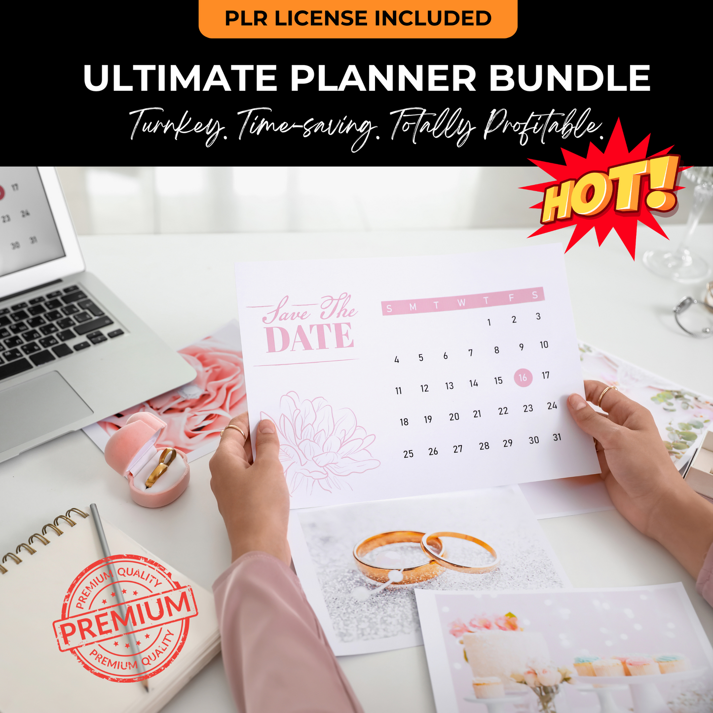 The Ultimate Digital Product Planner Bundle (55+ Ready-to-Sell Planners!)