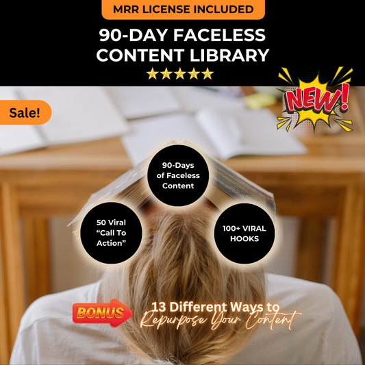 Faceless Content Library - 90 Days